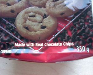 Made with real chocolate chips!